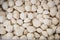 The process of making dumplings, dumplings close-up.