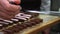 Process of making handmade chocolates