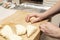 Process of making homemade bagels by hand