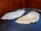 Process of making a traditional Turkish dough is called Gozleme, selective focus