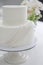 process making white wedding cake