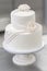 process making white wedding cake