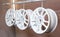 Process of powder coating auto wheels