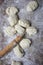 The process of preparation of Ukrainian dumplings