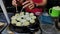 Process to cooking takoyaki most popular delicious snack