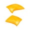 Processed cheese for burger and sandwich Illustration of food for shop