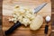 Processing of boiled potatoes