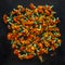 Processing of dried flowers marigolds. Dried Chernobriv inflorescences for tea and cooking oil
