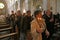 Procession from the church of St. Catherine to the cave in the Basilica of the Birth of Jesus, Bethlehem