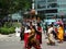 Procession during Thaipusam