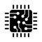 Processor, microchip, hardware, CPU  fully editable vector icons