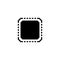 Processor, Motherboard Microchip Flat Vector Icon