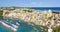 Procida island near the city of Naples time lapse, Italy.