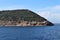 Procida - Punta di Mezzogiorno dell`Isola di Vivara dal traghetto