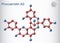 Procyanidin A2, proanthocyanidin A2 molecule. Natural product, used in urinary tract infection prevention. Structural chemical