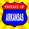 Produce Of Arkansas Shield