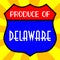 Produce Of Delaware Shield