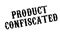 Product Confiscated rubber stamp