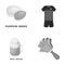 Product, Drink and other monochrome icon in cartoon style.Sports, Fans icons in set collection.