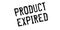 Product Expired rubber stamp