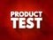 Product Test text quote, concept background
