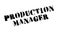 Production Manager rubber stamp