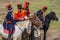 Production reconstruction of the battle of 1812 between the French and Russian armies by enthusiast forces.