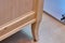 Production of wood furniture. Bathroom vanity cabinet. Furniture manufacture. Close-up