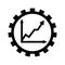 Productivity vector icon. production sign. efficiency illustration symbol. increase logo.