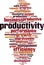 Productivity word cloud