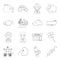 Profession, service, food and other web icon in outline style. agricultural engineering,clothes icons in set collection.