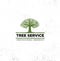 Professional Arborist Tree Care Service Organic Eco Sign Concept. Landscaping Design Raw Vector Illustration