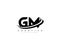 Professional Artistic Monogram Swoosh Letter GM Logo Design