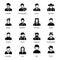 Professional Avatar Solid Icons Pack