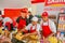 Professional Chefs cooking and preparing street food called Bunny Chow at food festival