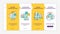 Professional communication types yellow onboarding template