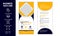 Professional Corporate Business DL Flyer Rack Card Template Design