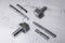 Professional cutting tools set. consists of drill, reamer, cutter. Material carbide and steel. used for metalwork.