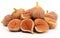 Professional Dried Figs on White Background