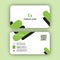 Professional elegent modern business card design template