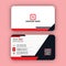 Professional elegent modern business card design template