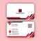 Professional elegent modern business card design template