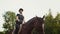 Professional equitation in nature in the horse club