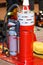 Professional fire extinguisher from the fire brigade