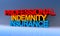 Professional indemnity insurance on blue