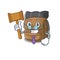 Professional Judge hiking backpack Scroll presented in cartoon character design