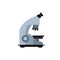 Professional laboratory microscope for medical research icon, science and medicine concept