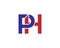 Professional Letters PH Logo Design Monogram Idea Concept