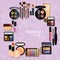 Professional makeup products decorative cosmetics