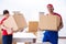 The professional movers doing home relocation